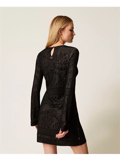 Abito corto in maglia traforata TWINSET | TP3380/00006